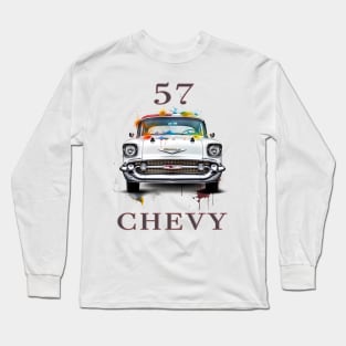 57 Chevy Long Sleeve T-Shirt